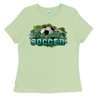 Matcha Wild about Soccer Ladies Tee - HowdyJamesFarm