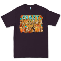 Plum Crazy grateful and thankful Premium Tee - NancyCooperArtShop