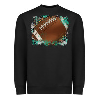 Black sports football background Heavyweight Sweatshirt - Artiststas