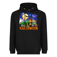 Black halloween truck Heavyweight Hoodie - AdoDesignShop