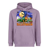 Lavender halloween truck Heavyweight Hoodie - AdoDesignShop