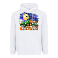 White halloween truck Heavyweight Hoodie - AdoDesignShop