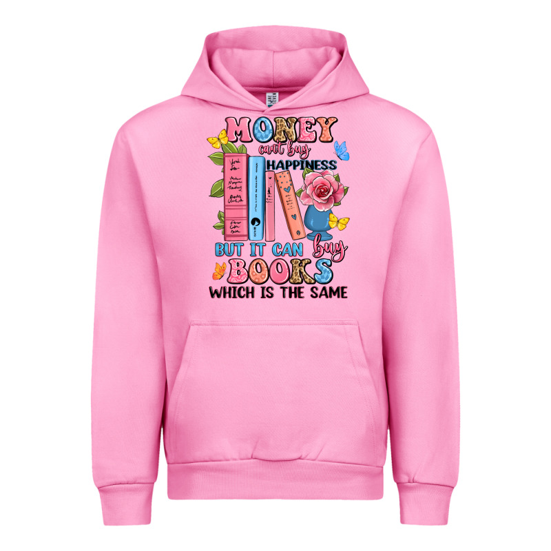 Money Can't Buy Happiness But It Can Buy Books Whi Urban Hoodie by JahusDesignShop | Teevron