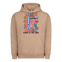 Pigment Burro money can't buy happiness but it can buy books whi Urban Hoodie - JahusDesignShop