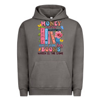 Pigment Tornado money can't buy happiness but it can buy books whi Urban Hoodie - JahusDesignShop