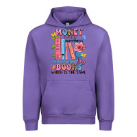 Tulip money can't buy happiness but it can buy books whi Urban Hoodie - JahusDesignShop