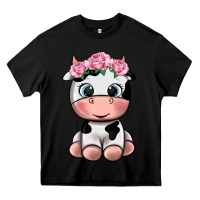 Cute Cow Heavy Core Tee | Teevron