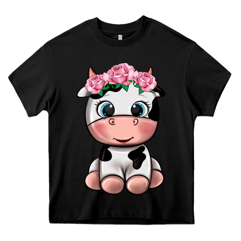 Cute Cow Heavy Core Tee by texasbilliewilder | Teevron