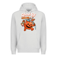 Dove Grey cool ghoul aid funny ghoul pumpkin cute meme halloween t shirt Premium Hoodie - maiPhamDesign