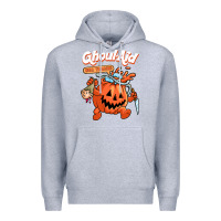Heather Grey cool ghoul aid funny ghoul pumpkin cute meme halloween t shirt Premium Hoodie - maiPhamDesign