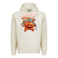 Oatmeal Heather cool ghoul aid funny ghoul pumpkin cute meme halloween t shirt Premium Hoodie - maiPhamDesign