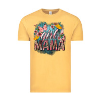 Vintage Mustard Girl mama butterfly mother's day Vintage Tee - HowdyJamesFarm