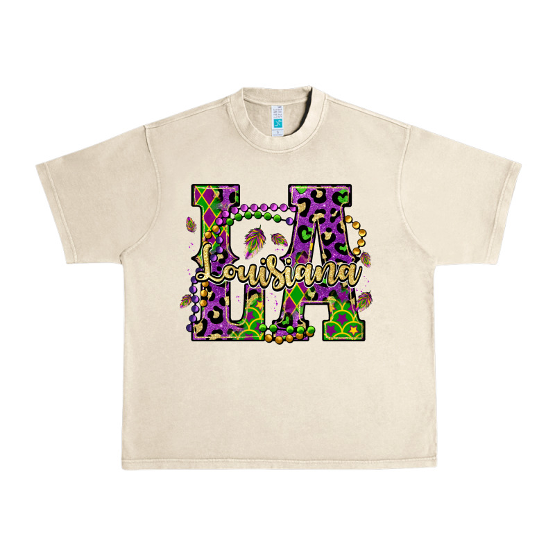 Louisiana Mardi Gras Urban Heavy Tee by OliviaCreatesArt | Teevron