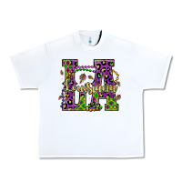 White louisiana mardi gras Urban Heavy Tee - OliviaCreatesArt