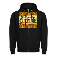Black do it for the culture juneteenth tumbler Zipper Hoodie - BarkalooDesign
