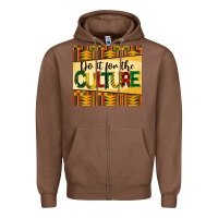 Chestnut do it for the culture juneteenth tumbler Zipper Hoodie - BarkalooDesign