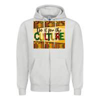 Dove Grey do it for the culture juneteenth tumbler Zipper Hoodie - BarkalooDesign