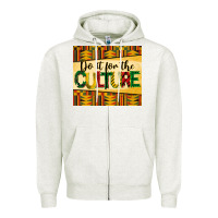 Oatmeal Heather do it for the culture juneteenth tumbler Zipper Hoodie - BarkalooDesign