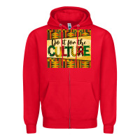 Red do it for the culture juneteenth tumbler Zipper Hoodie - BarkalooDesign