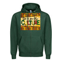 Sports Green do it for the culture juneteenth tumbler Zipper Hoodie - BarkalooDesign