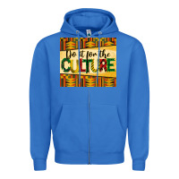 True Royal do it for the culture juneteenth tumbler Zipper Hoodie - BarkalooDesign