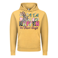 Vintage Mustard Easter Day A lot can happen in three days Vintage Hoodie - OliviaCreatesArt