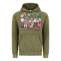 Vintage Olive Easter Day A lot can happen in three days Vintage Hoodie - OliviaCreatesArt