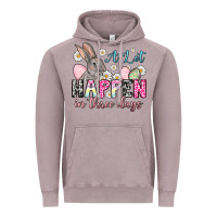 Vintage Zinc Easter Day A lot can happen in three days Vintage Hoodie - OliviaCreatesArt