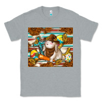 Heather Grey western bunny Classic Tee - TumblerDesignByShophia