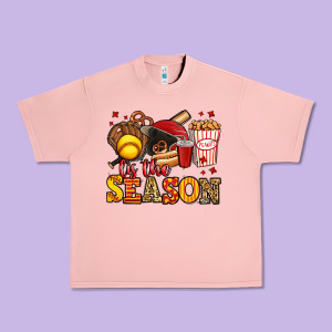 Tis The Season Softball Urban Heavy Tee Designed By Jasminsmagicworld