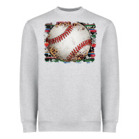 Heather Grey sports baseball background Heavyweight Sweatshirt - Artiststas
