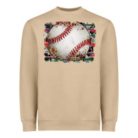 Mushroom sports baseball background Heavyweight Sweatshirt - Artiststas