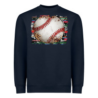 Navy sports baseball background Heavyweight Sweatshirt - Artiststas