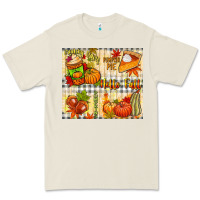 Bone Hello Fall pumpkins Premium Tee - NancyCooperArtShop