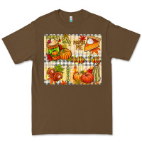 Cacao Hello Fall pumpkins Premium Tee - NancyCooperArtShop