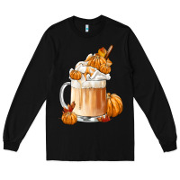 Black Fall Coffee Long Sleeve Tee - FaDigitalArtStudio