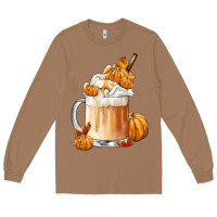 Toasted Coconut Fall Coffee Long Sleeve Tee - FaDigitalArtStudio