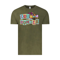Vintage Olive Egg hunter Easter Day Vintage Tee - CowGirlArtShop