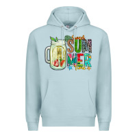 Blue Mist sweet summer time Premium Hoodie - CowhideDigitalArt