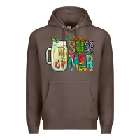 Coffee sweet summer time Premium Hoodie - CowhideDigitalArt