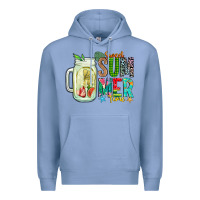 Colony Blue sweet summer time Premium Hoodie - CowhideDigitalArt