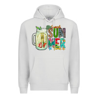 Dove Grey sweet summer time Premium Hoodie - CowhideDigitalArt