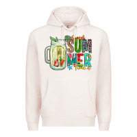 Pale Pink sweet summer time Premium Hoodie - CowhideDigitalArt