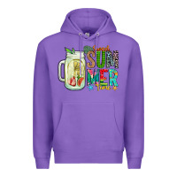 Purple sweet summer time Premium Hoodie - CowhideDigitalArt