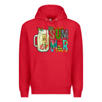 Red sweet summer time Premium Hoodie - CowhideDigitalArt