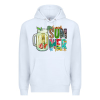 White sweet summer time Premium Hoodie - CowhideDigitalArt