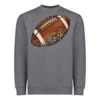 Storm western football leopard turquoise pattern Heavyweight Sweatshirt - Artiststas