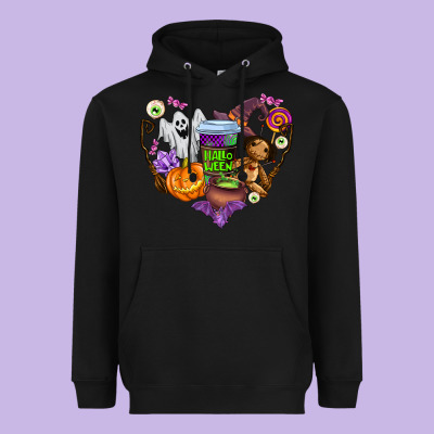 Halloween Heavyweight Hoodie Designed By Adodesignshop