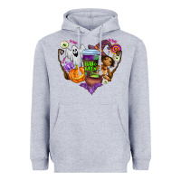 Heather Grey halloween Heavyweight Hoodie - AdoDesignShop
