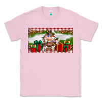 Bubblegum Pink Stocked christmas farm Classic Tee - Artiststas